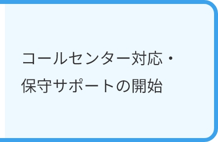 お問い合わせ対応、定期点検（年1回）